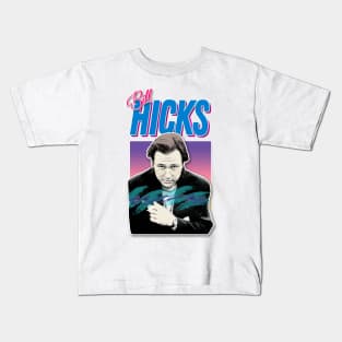 Bill Hicks / Retro Aesthetic Styled 90s Design Kids T-Shirt